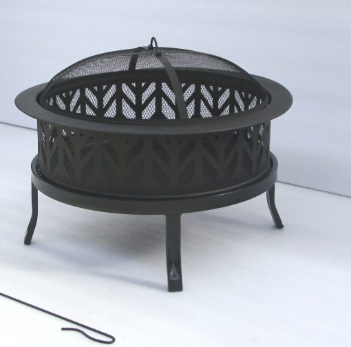 Round cut out fire pit